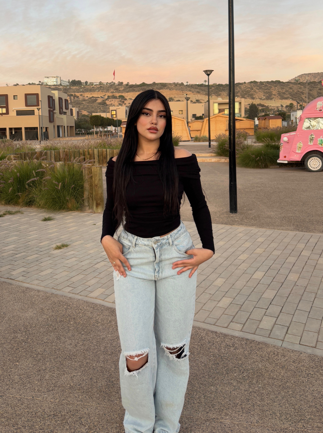 Choice Off Shoulder Black