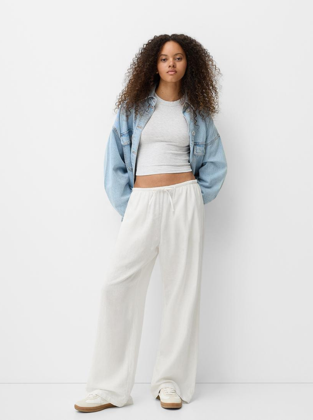 white Linen pant