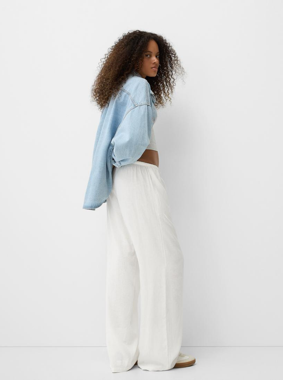 white Linen pant