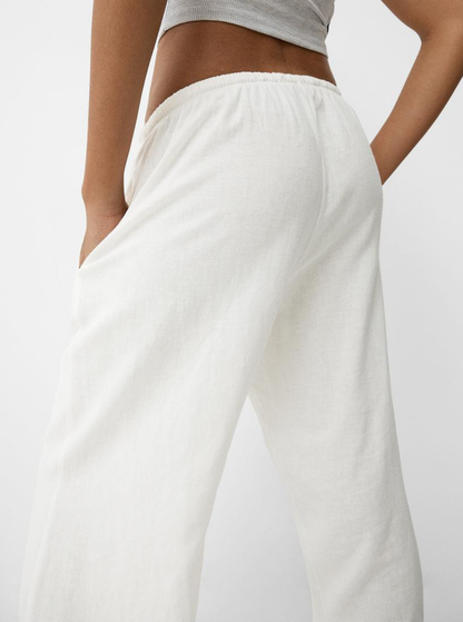 white Linen pant