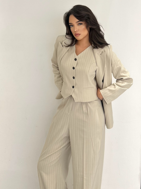 Pinstripe suit
