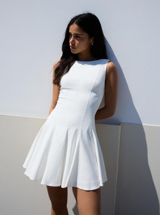 Classic White  Dress