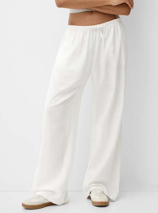 white Linen pant